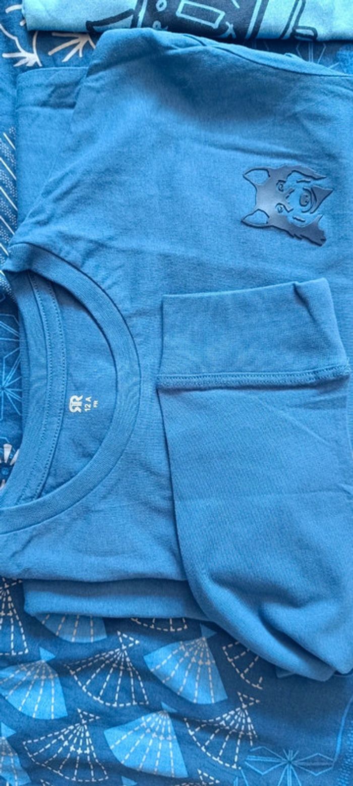 Lot de 4 tee-shirts manches longues 12 ans - photo numéro 2