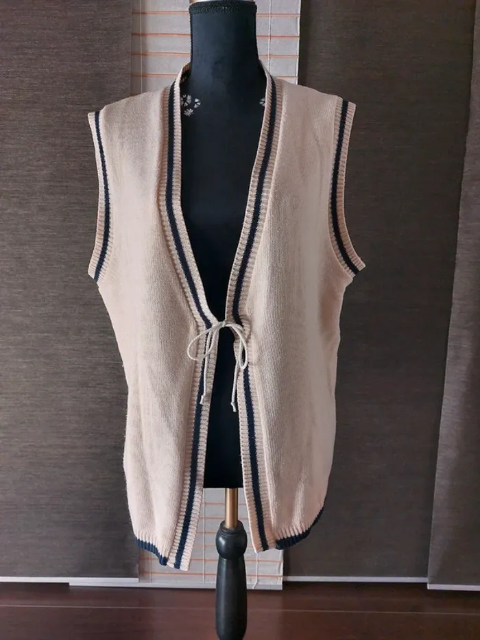 Gilet sans manches fait main