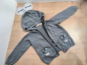 Gilet lapin 12-24 mois