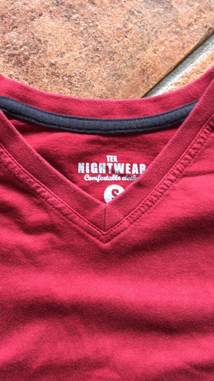 T shirt Bordeaux de nuit - photo numéro 3