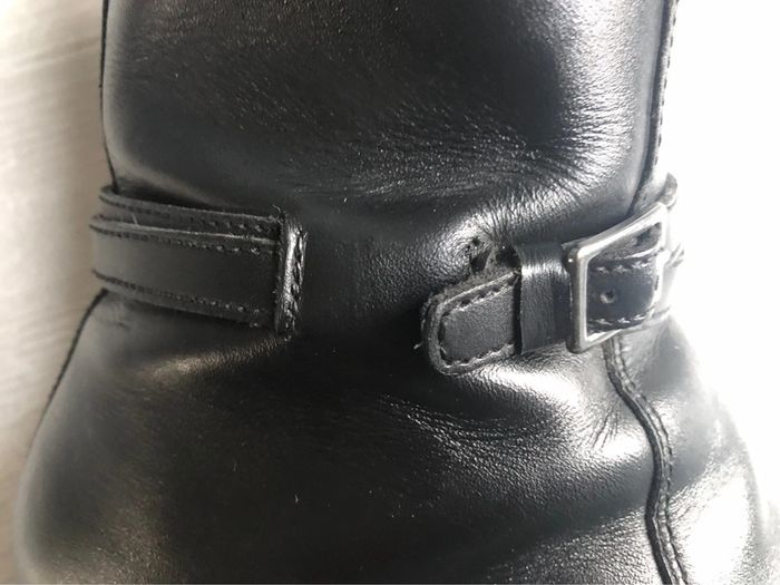Bottines moto femme cuir « ixs » comme NEUVES - photo numéro 6