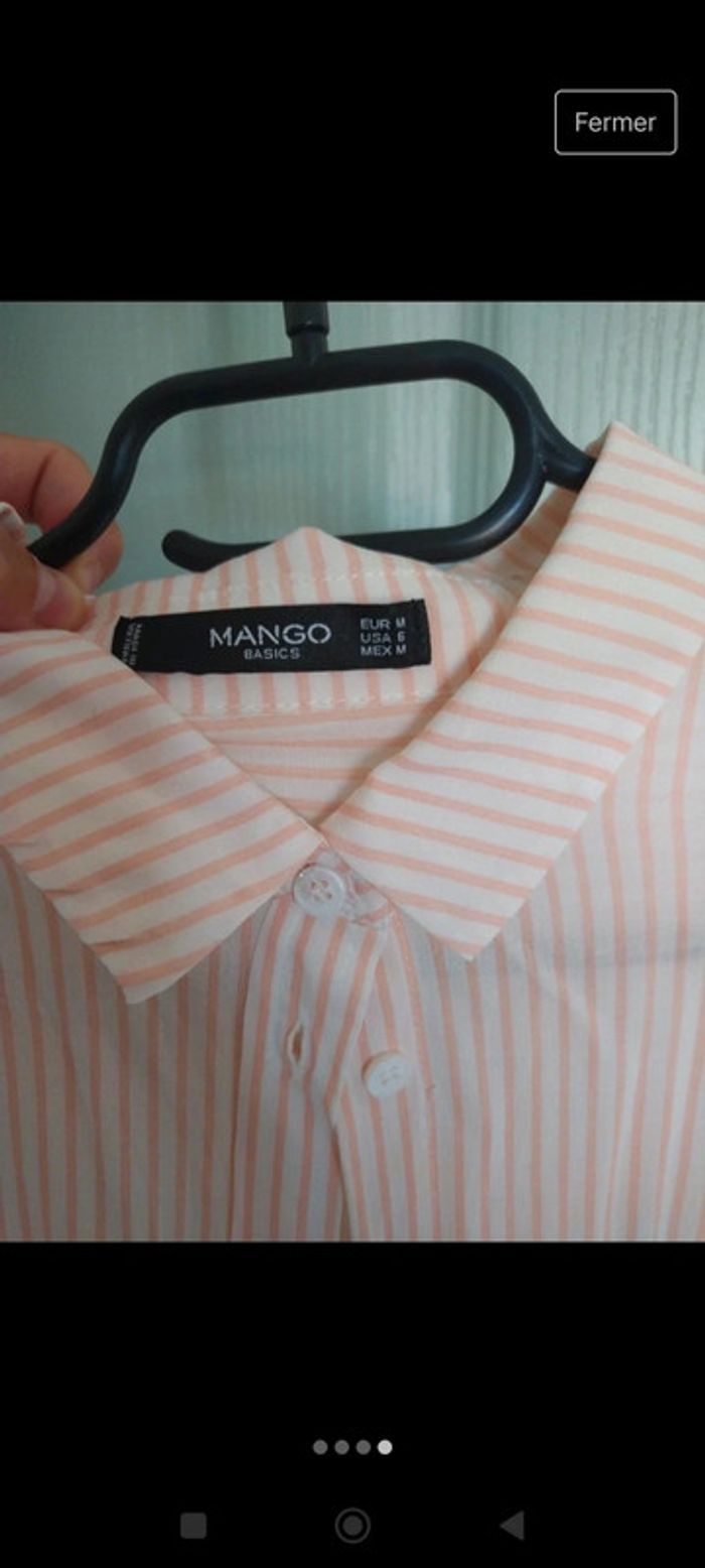 Chemise Mango rayée - photo numéro 4