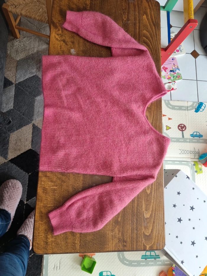 Pull rose doux et chaud bonobo taille M
