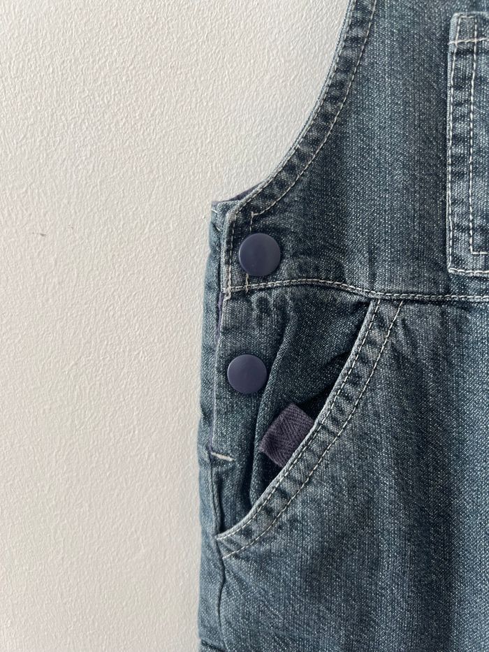 Salopette en jeans bleu - photo numéro 4