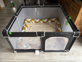 Parc tissu 130 x 130 x 65 cm