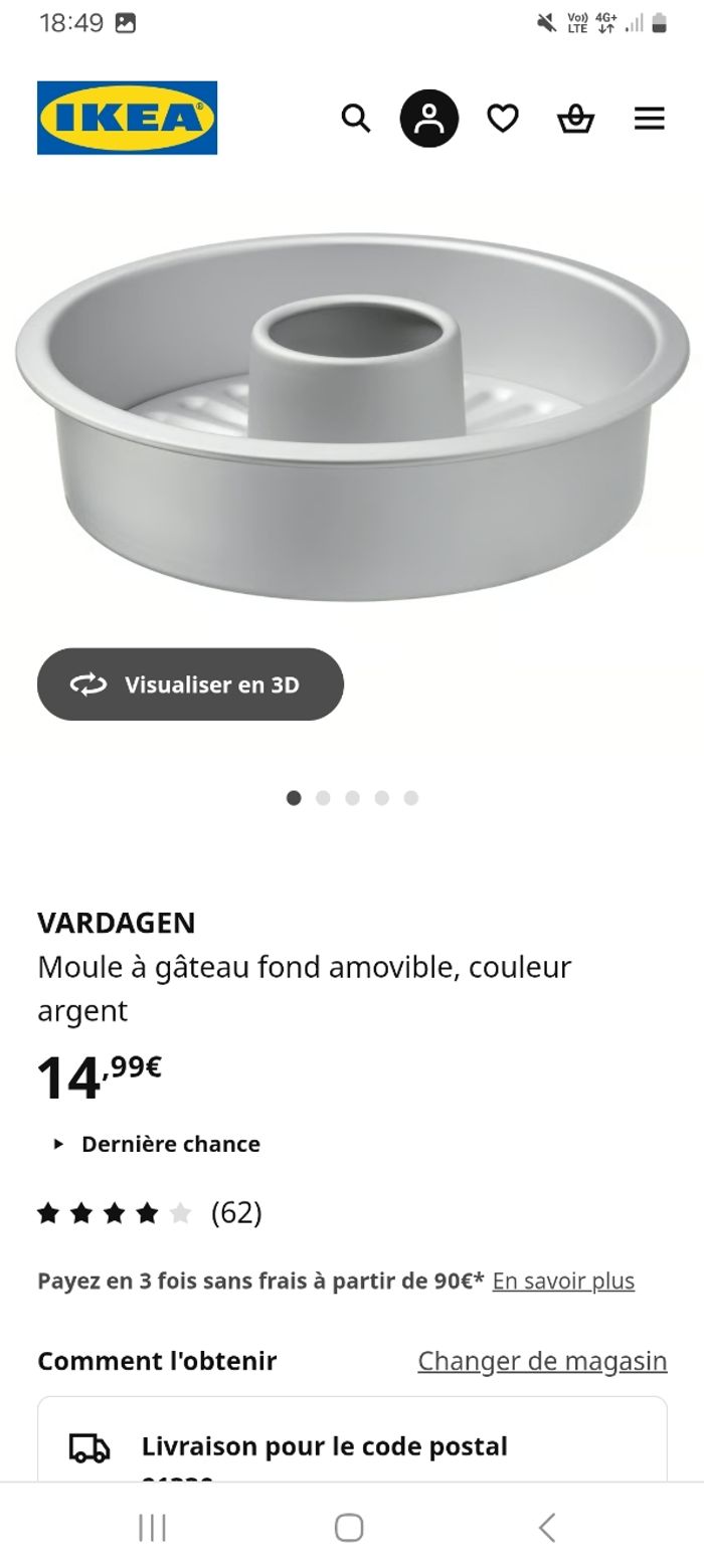 Moule à gâteau ikea - photo numéro 2