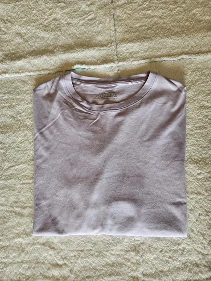 T-shirt lavande/lila - Pull&Bear