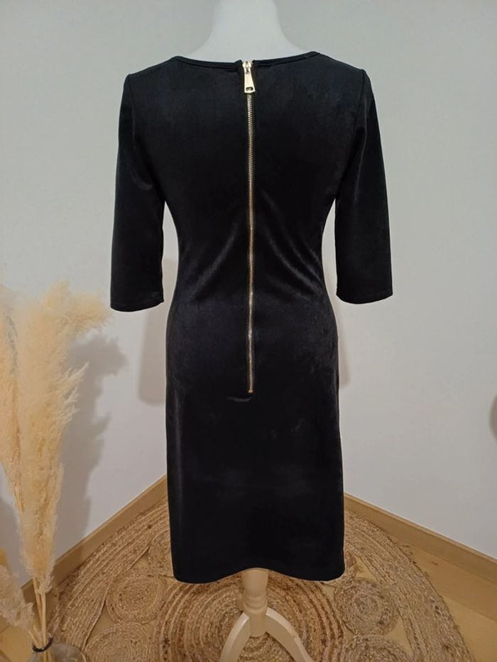 Robe noire chic en suédine SHK Mode taille XS/S 34/36 - photo numéro 6