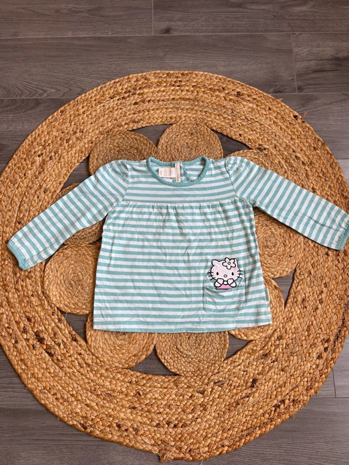 Haut longues manches Hello Kitty