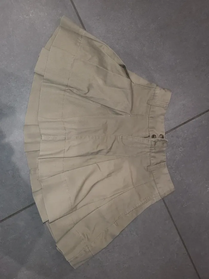 Jupe plissée beige Ralph Lauren