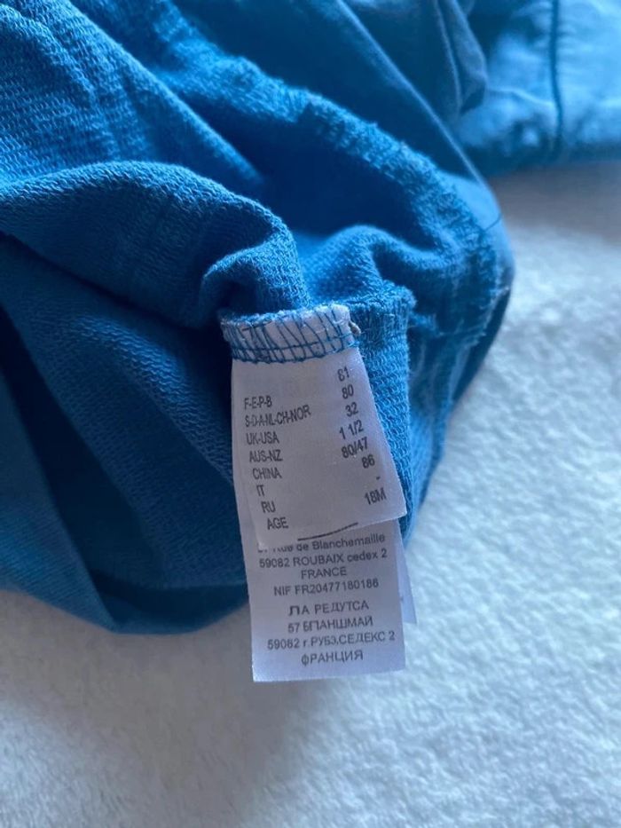 💙 Sweat à capuche La Redoute - 18 mois- 100% coton 💙 - photo numéro 5