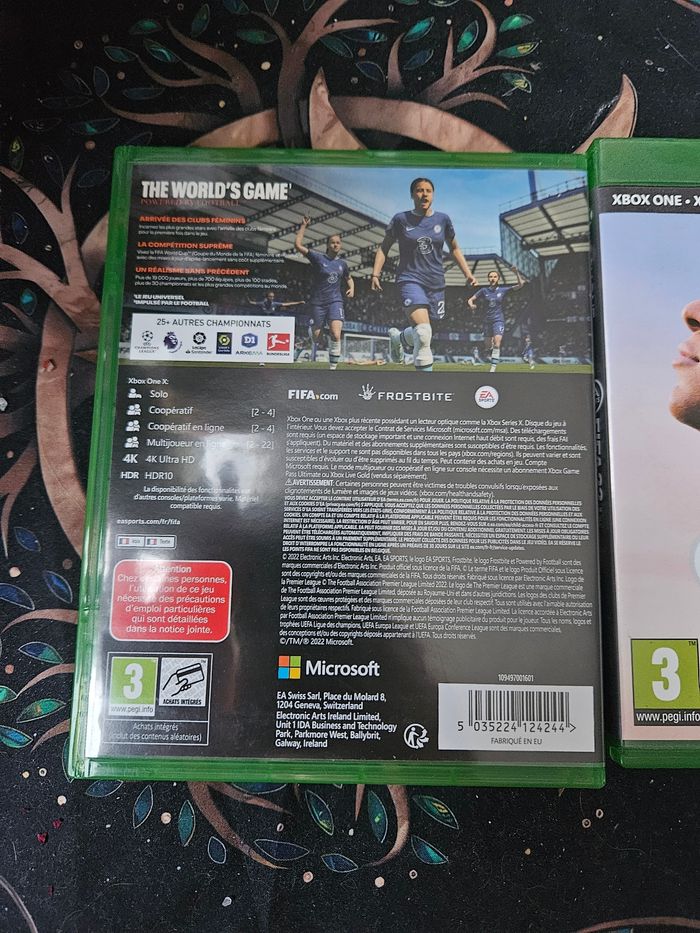 Lot 2 jeux Xbox one fifa - photo numéro 3