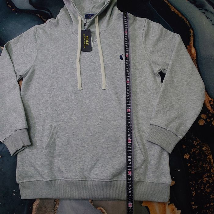 Sweat à capuche Ralph Lauren - Taille L - Couleur gris logo brodé - NEUF - photo numéro 3