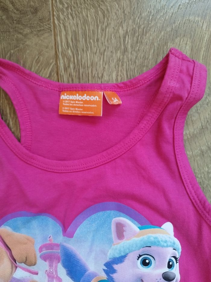 T-shirt sans manches fushia avec franges Nickelodeon - 5 ans - photo numéro 2