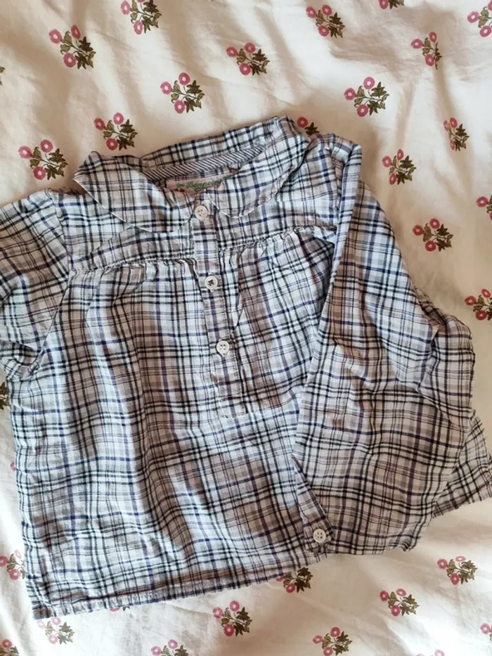 Blouse carreaux