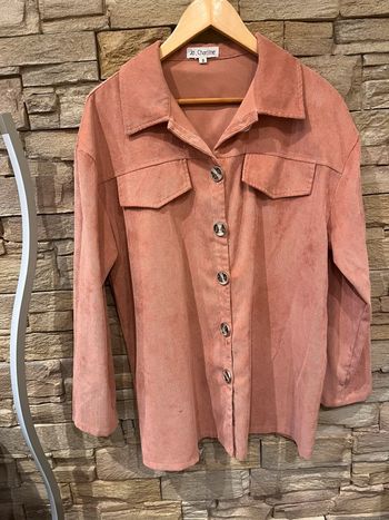 Veste Chemise velours milleraie taille S owersize