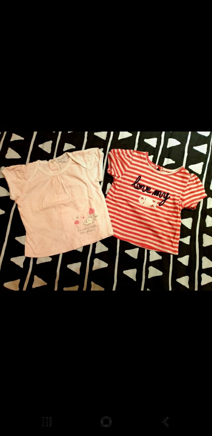 Lot de 2 tee shirt