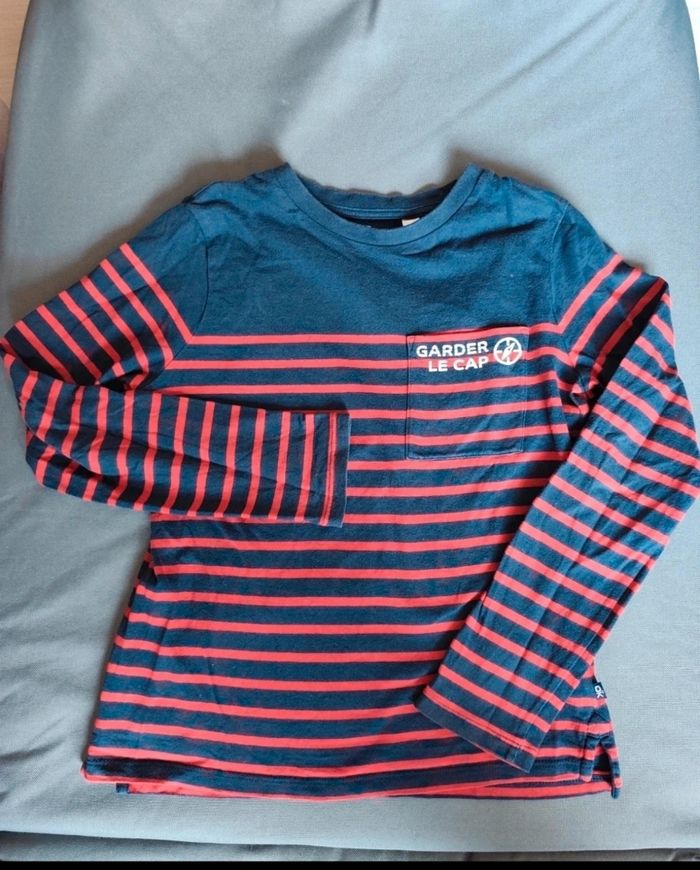 ☀️ T-shirt Manches Longues "Garder le Cap" – Okaïdi ☀️ - photo numéro 2
