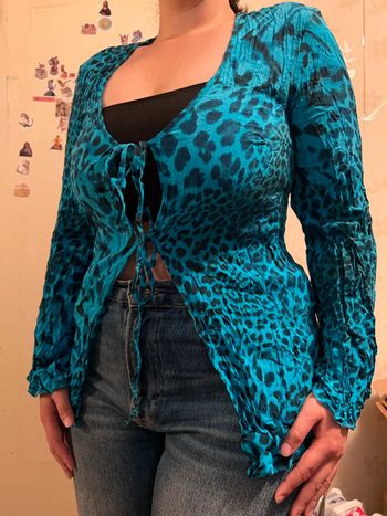 Chemise manches longues avec liens