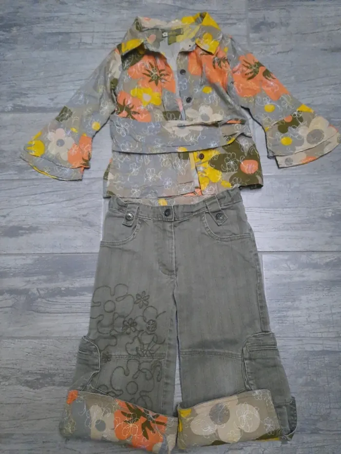 Ensemble chemisier et pantalon