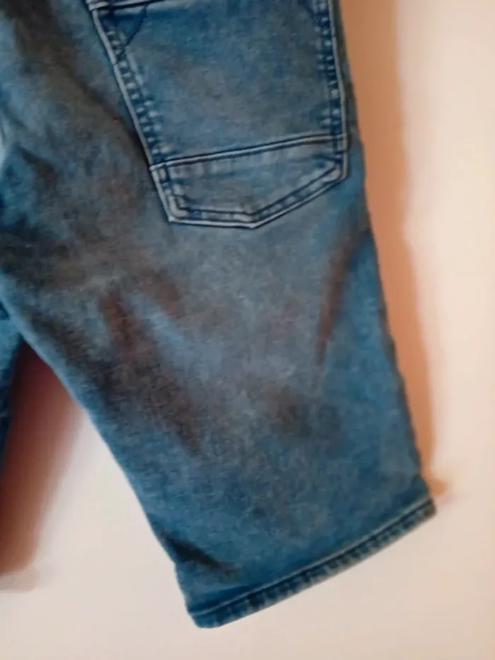 Joli bermuda bleu. Taille S. Petrol - photo numéro 10