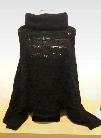 Poncho echarpe taille unique
