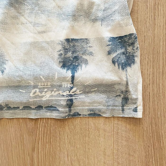 Jack and Jones T-Shirt US Vintage Aquarelle Painting Blanc Homme Exclusive Collection (Taille L) - photo numéro 7