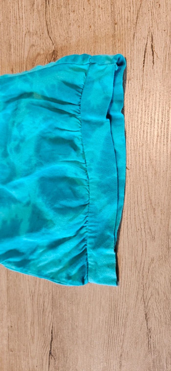 Débardeur turquoise avec t shirt blanc, In Extenso, taille 6 ans - photo numéro 4