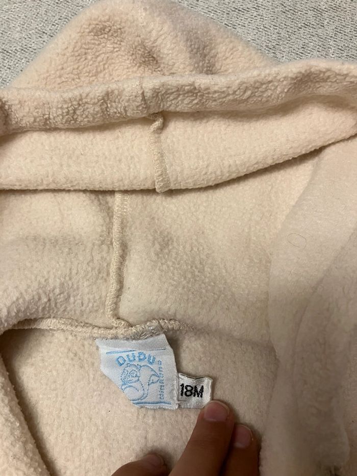 Gilet polaire beige – Dudu – 18 mois - photo numéro 5