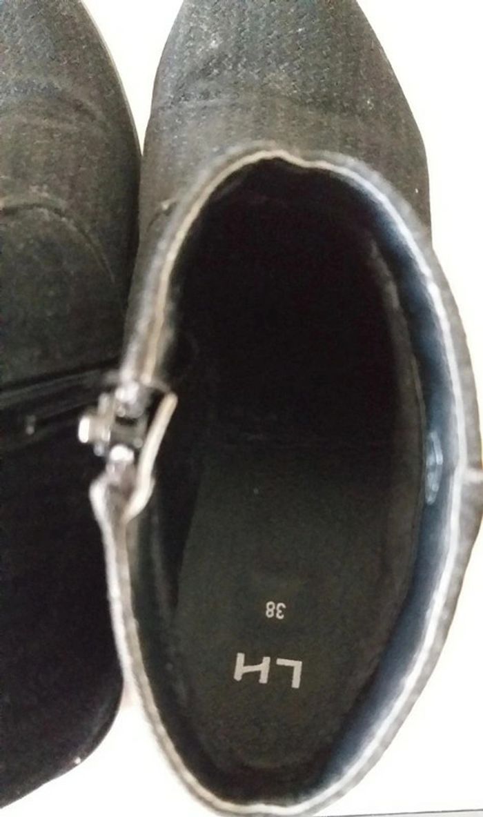 Bottines à talons La Halle noires - photo numéro 6