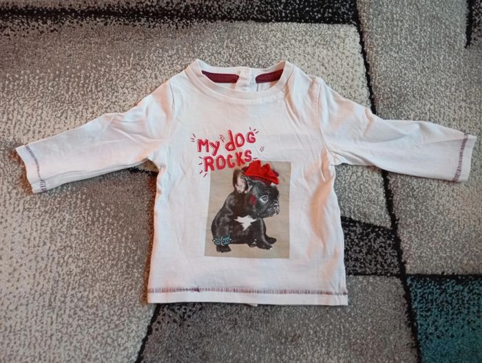 Lot de 5 tee-shirts manches longues 6 mois - photo numéro 2