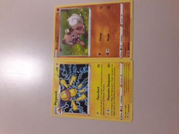 Mygavolt + Rocabot lot de 2 cartes Pokémon neuves