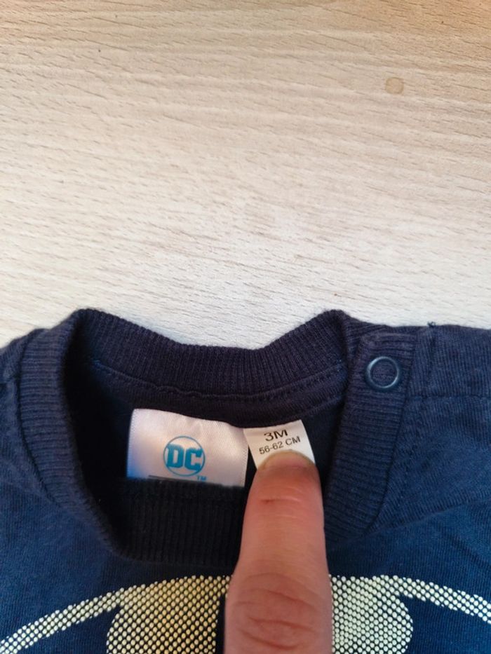 Tee shirt 3 mois Batman - photo numéro 3