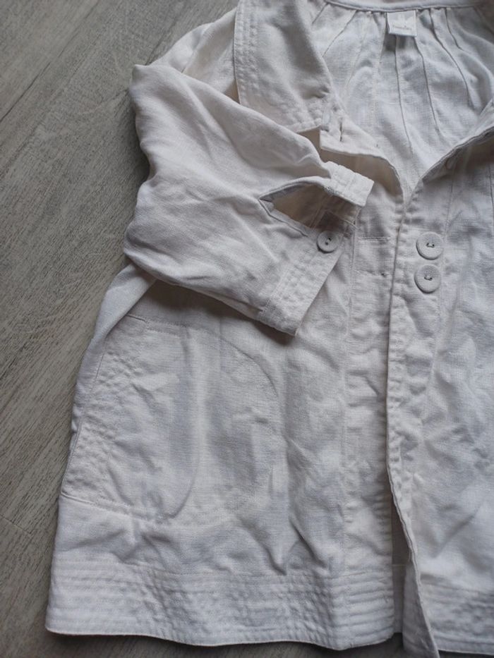 Veste courte femme en lin - photo numéro 3