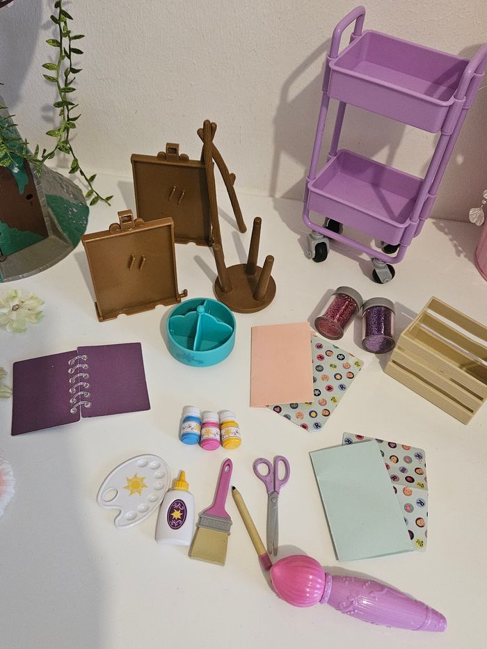 Coffret raiponce jeu chariot toile - photo numéro 4