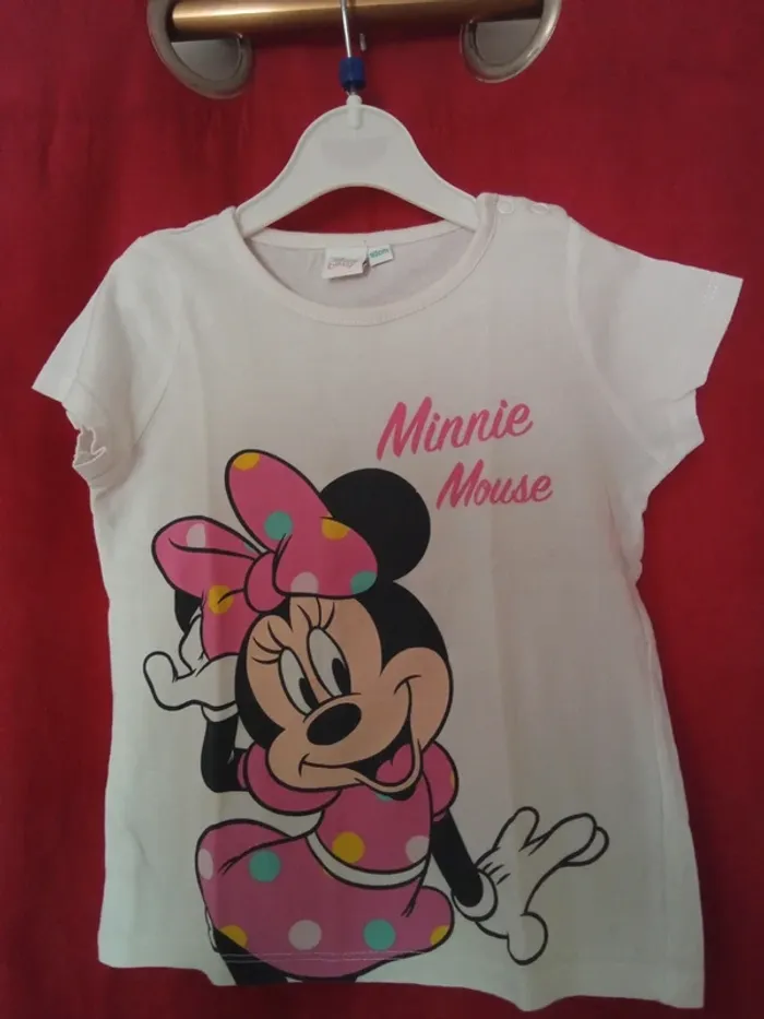 Tee shirt Minnie manches courtes 92 CMS (54)