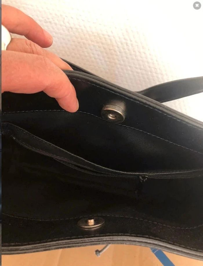 🔆 Chic et neuf sac Lamarthe brun cuir L37,5 x H31 cm et 56 cm avec lanière P 12cm - photo numéro 8