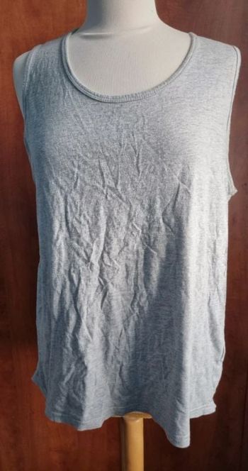 Débardeur gris clair XL mixte