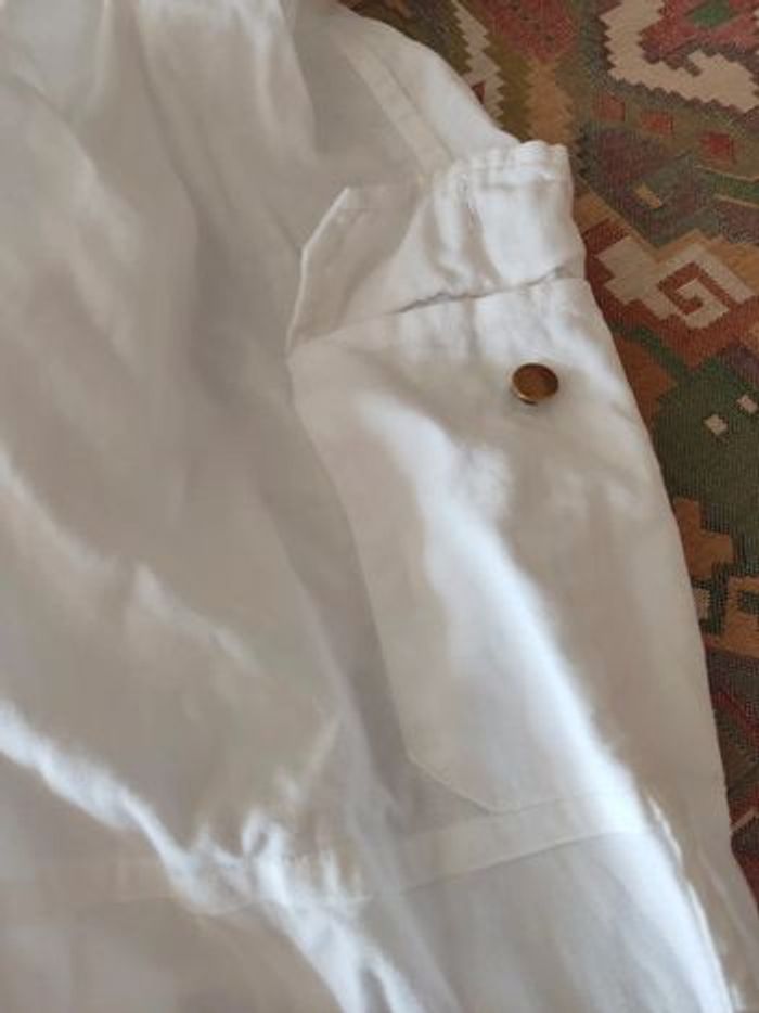 Pantalon blanc léger été taille S - photo numéro 4