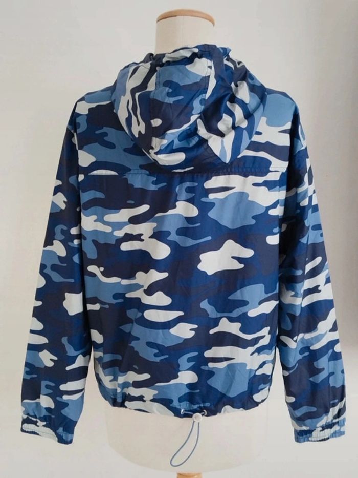 Couvent à capuche ado bleu et blanc camouflage lefties taille M - photo numéro 2