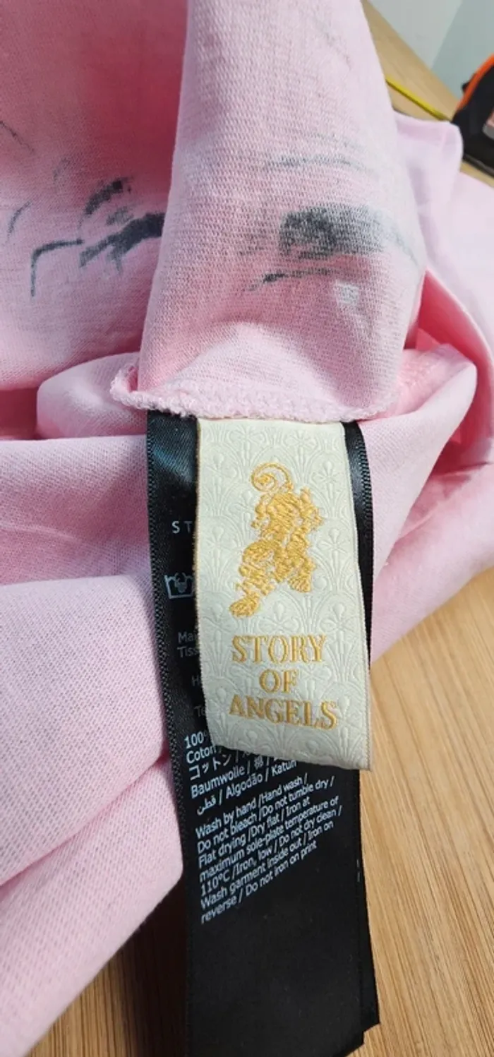 T-shirt rose story of angel T:XL - photo numéro 6