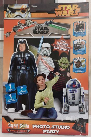 Star Wars Selfie Booth pour la fête jamais déballé