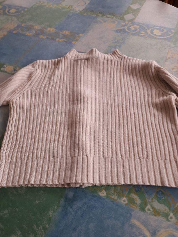 Gilet écru ZIP t 5 ans - photo numéro 2
