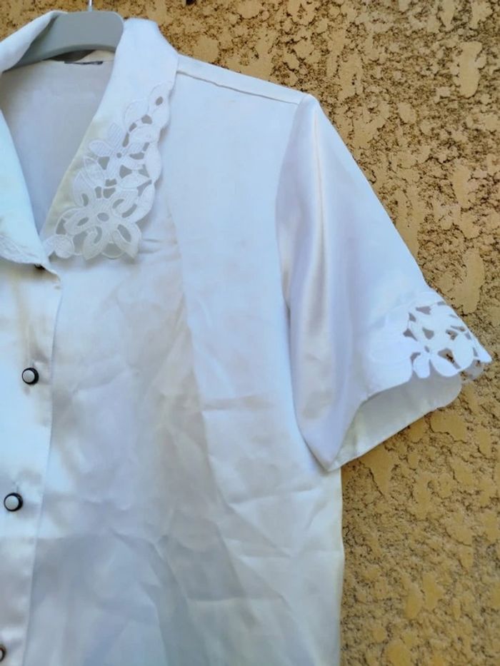 Chemisier vintage satiné
