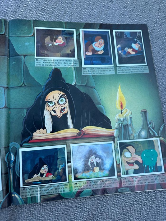 Blanche neige et les 7 sept nains Disney album vignettes Panini complet vintage ancien - photo numéro 8