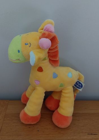 Doudou peluche girafe- Mots d'enfants 