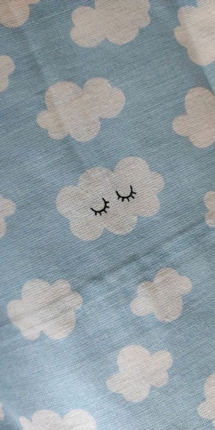 Ensemble housse de couette + taie d'oreiller assortis pour lit bébé 60x120 neuve - photo numéro 3