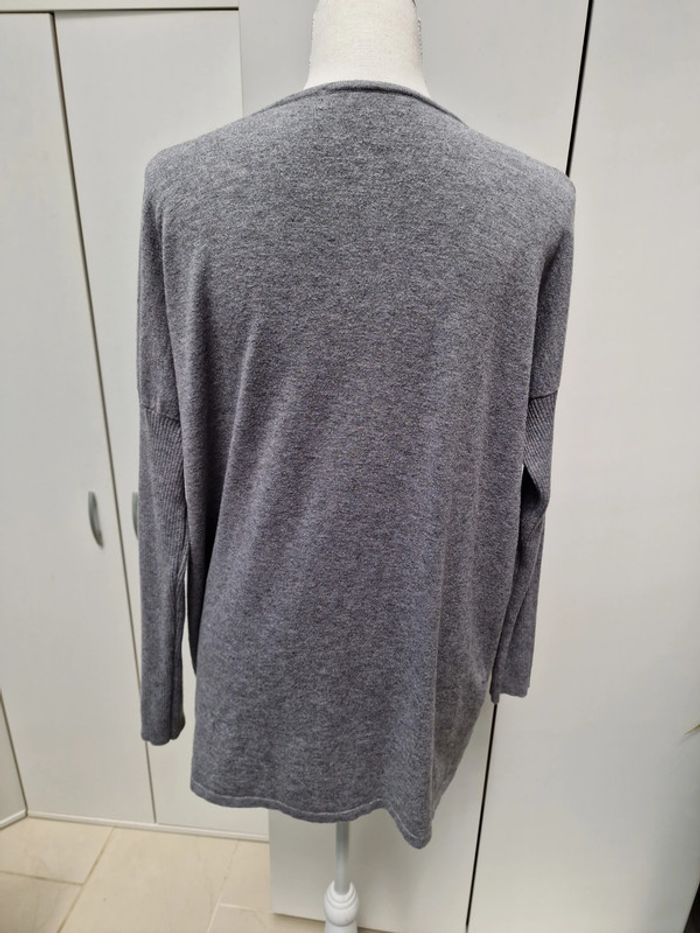 Sweat Gris Imprimé Femme Talon Strass - photo numéro 6