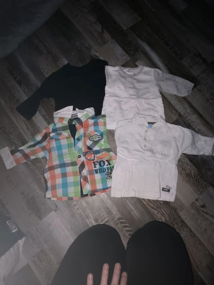 Tee shirts chemise 6 mois