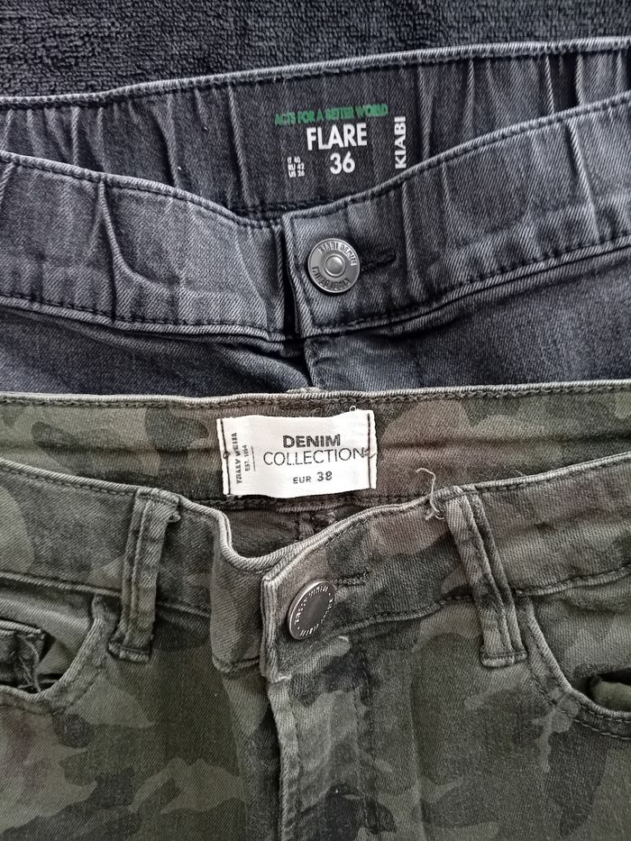 Lot de 8 pantalons et jeans taille 34/36 - photo numéro 5